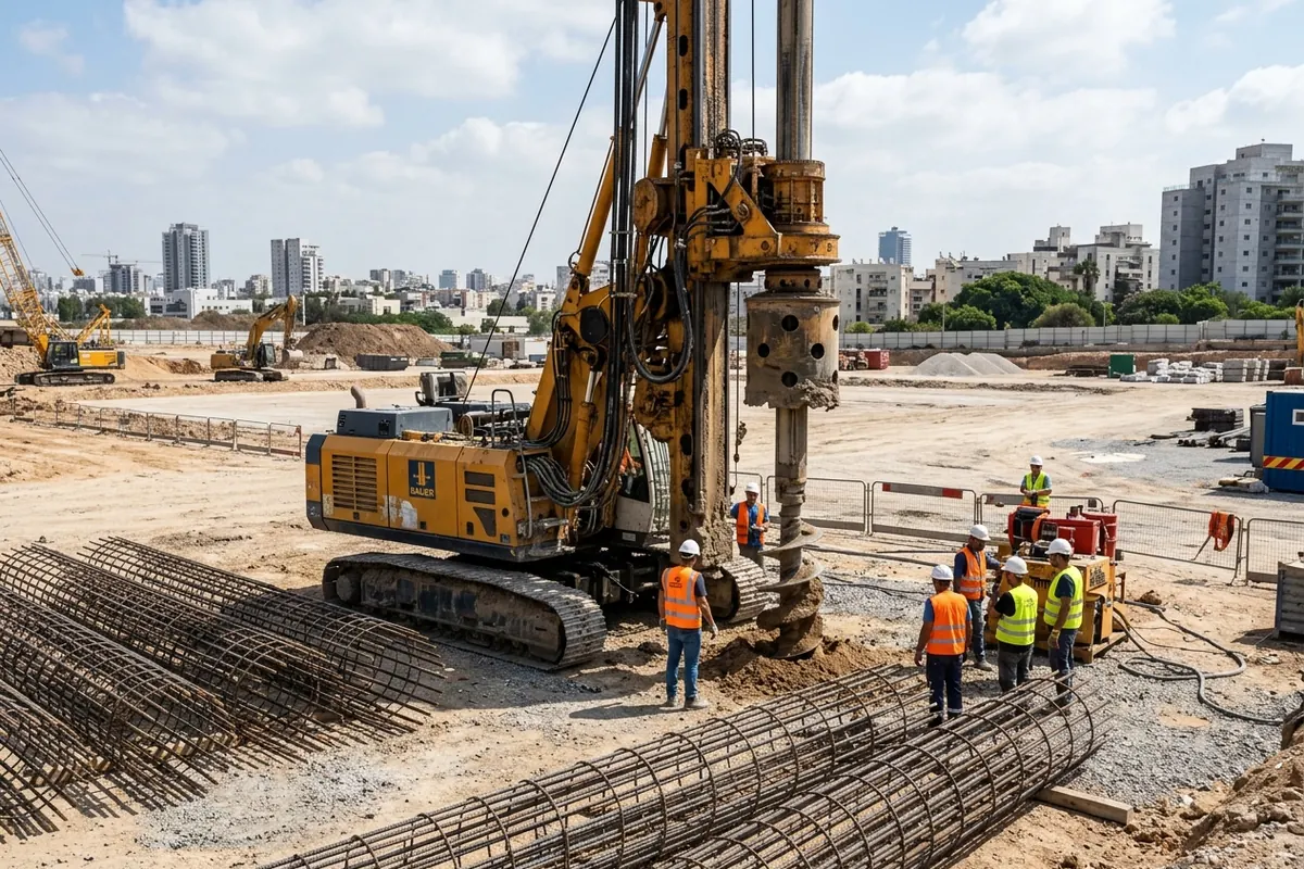 קידוח כלונסאות לעומת יציקת רפסודה: איך בוחרים יסודות?